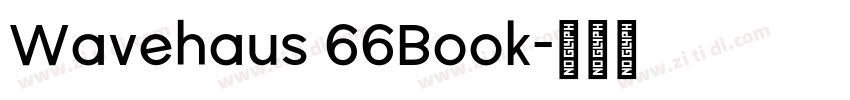 Wavehaus 66Book字体转换